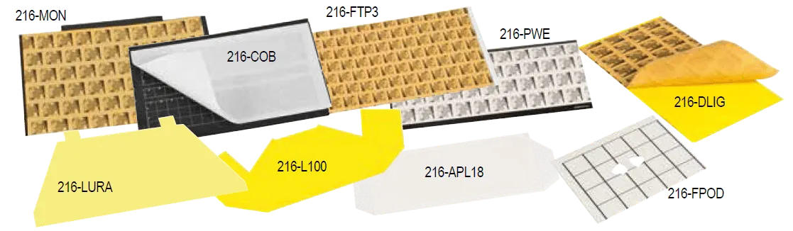 15xPiastra Collante compatibile con COBRA/PLASMA/LIBERATOR
