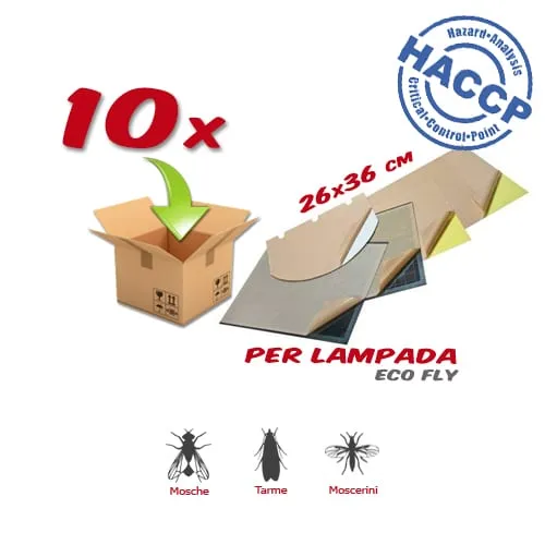 10x Piastra Collante  per Ecofly - immagine 2