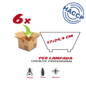 6x Ricambio Piastra Collante – Luralite Professional / Fly Nice