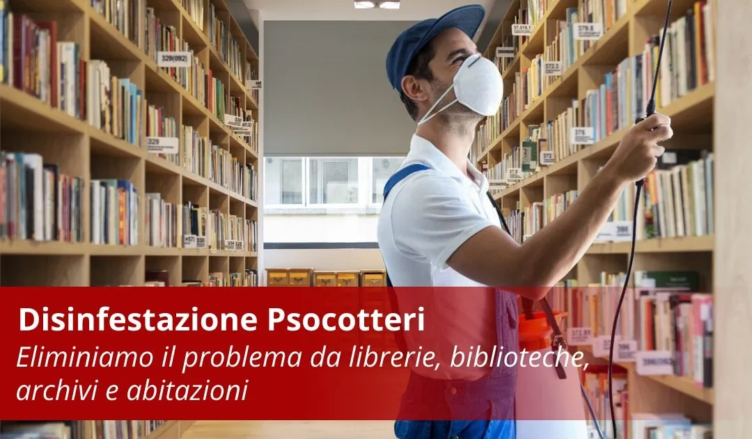 Disinfestazione Psocotteri